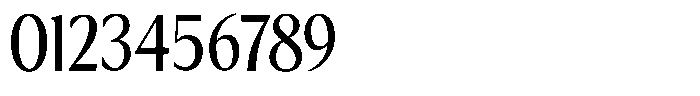 Kenisya Semi Condensed Font OTHER CHARS