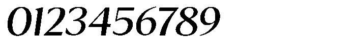 Kenisya Semi Expanded Italic Font OTHER CHARS