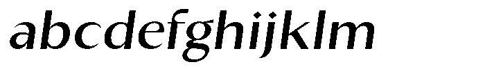 Kenisya Semi Expanded Italic FONT