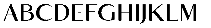 Kenisya Semi Expanded Font UPPERCASE