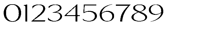 Kenisya Thin Extra Expanded Font OTHER CHARS
