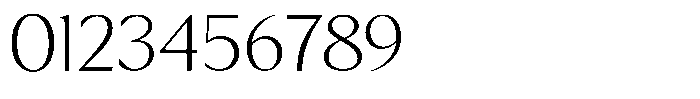 Kenisya Thin Semi Expanded Font OTHER CHARS
