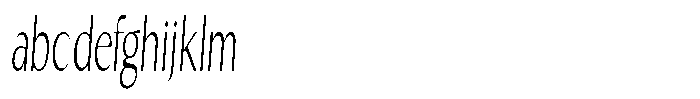 Kenisya Thin Ultra Condensed Italic FONT