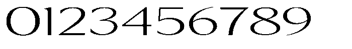 Kenisya Thin Ultra Expanded Font OTHER CHARS