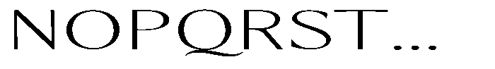 Kenisya Thin Ultra Expanded Font UPPERCASE