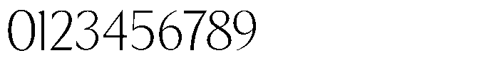 Kenisya Thin Font OTHER CHARS