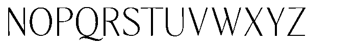 Kenisya Thin Font UPPERCASE