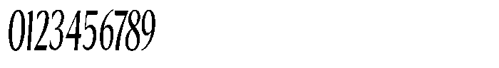 Kenisya Ultra Condensed Italic Font OTHER CHARS