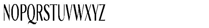 Kenisya Ultra Condensed Font UPPERCASE