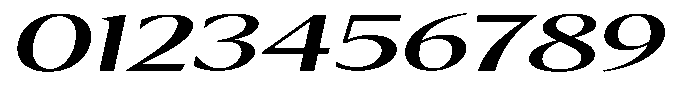 Kenisya Ultra Expanded Italic Font OTHER CHARS