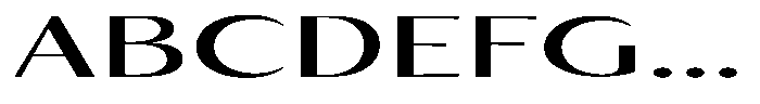 Kenisya Ultra Expanded Font UPPERCASE