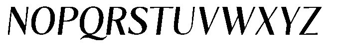 Kenisya Variable Black Italic Font UPPERCASE