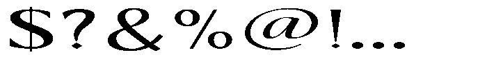 Kenisya Variable Black Font OTHER CHARS