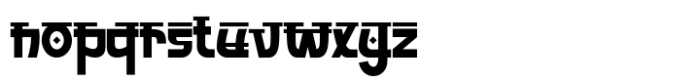 Kenjaku Regular Font LOWERCASE