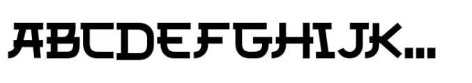 Kenjiro Font UPPERCASE
