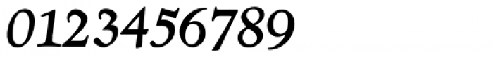 Kennerley OSBQ Medium Italic Font OTHER CHARS