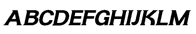 Kensae Italic Regular Font UPPERCASE