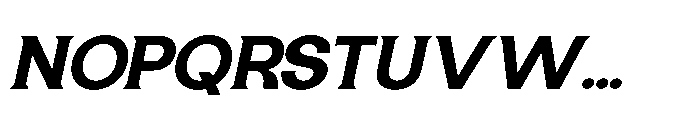 Kensae Italic Regular Font UPPERCASE