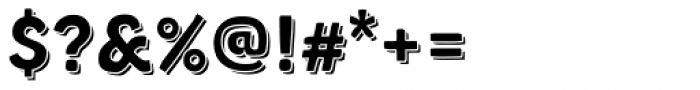 Kent 4F Shadowed Font OTHER CHARS