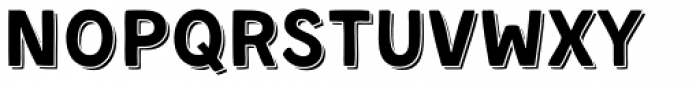 Kent 4F Shadowed Font UPPERCASE