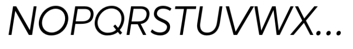 Kentledge Light Italic Font UPPERCASE