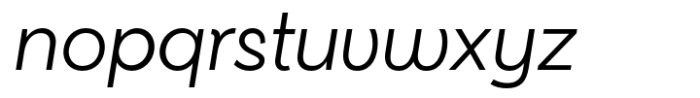 Kentledge Light Italic Font LOWERCASE
