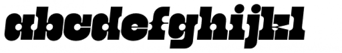 Kenwyn Single Dot Oblique Font LOWERCASE