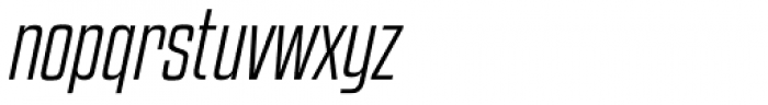 Kenyan Coffee Light Italic Font LOWERCASE