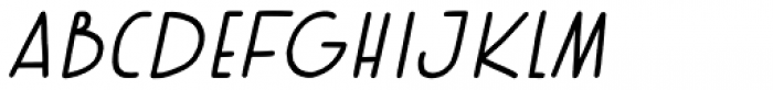 Kenzira Bold Oblique Font LOWERCASE