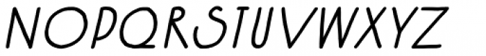 Kenzira Bold Oblique Font LOWERCASE