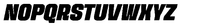 Kepater Black Italic Font UPPERCASE
