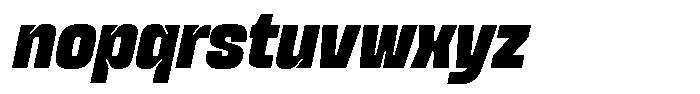 Kepater Black Italic Font LOWERCASE