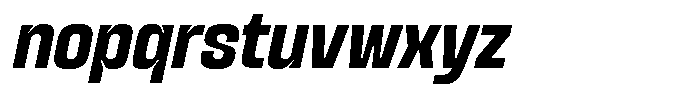 Kepater Bold Italic Font LOWERCASE