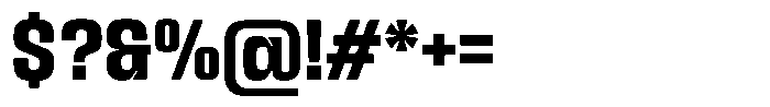 Kepater Bold Font OTHER CHARS