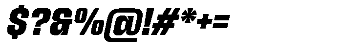 Kepater Extra Bold Italic Font OTHER CHARS