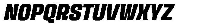 Kepater Extra Bold Italic Font UPPERCASE