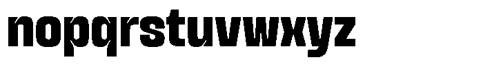 Kepater Extra Bold Font LOWERCASE