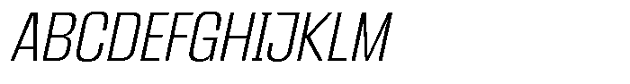 Kepater Extra Light Italic Font UPPERCASE
