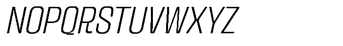 Kepater Extra Light Italic Font UPPERCASE