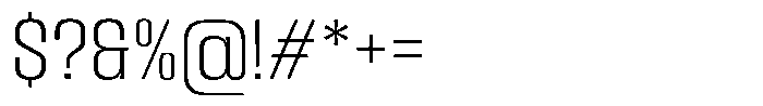 Kepater Extra Light Font OTHER CHARS