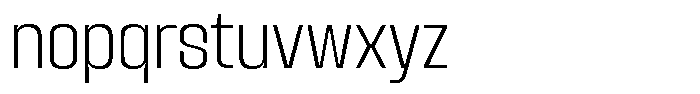 Kepater Extra Light Font LOWERCASE