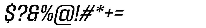 Kepater Italic Font OTHER CHARS