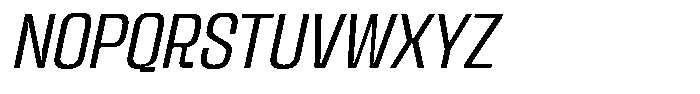 Kepater Light Italic Font UPPERCASE