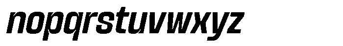 Kepater Semi Bold Italic Font LOWERCASE
