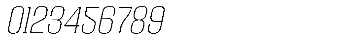 Kepater Thin Italic Font OTHER CHARS