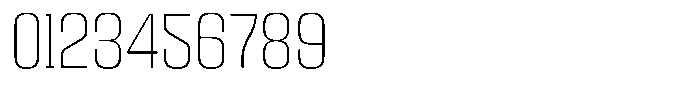 Kepater Thin Font OTHER CHARS