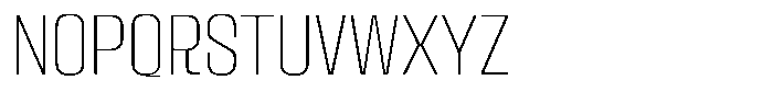 Kepater Thin Font UPPERCASE