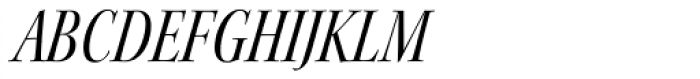 Kepler Std Display Cond Italic Font UPPERCASE