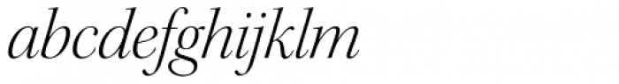 Kepler Std Display Light Italic Font LOWERCASE