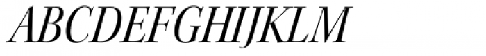Kepler Std Display SemiCond Italic Font UPPERCASE